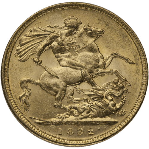 ENGLISH GOLD SOVEREIGN OLD QUEEN - Image 2