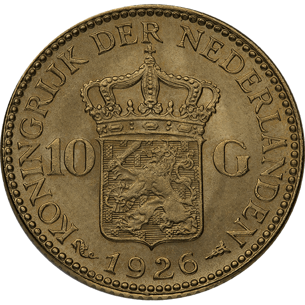 10 GUILDER HOLLAND GOLD COIN - Image 3