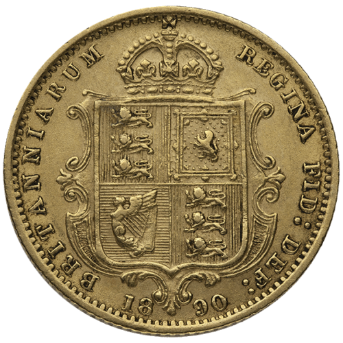 1/2 ENGLISH GOLD SOVEREIGN - Image 2