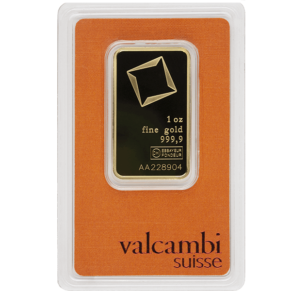1 OZ GOLD BAR VALCAMBI - Image 3
