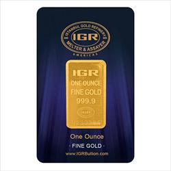 1 OZ GOLD BAR IGR