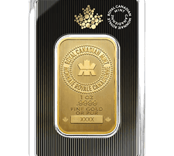 1 OZ GOLD BAR IN A CERT CARD HOLDER