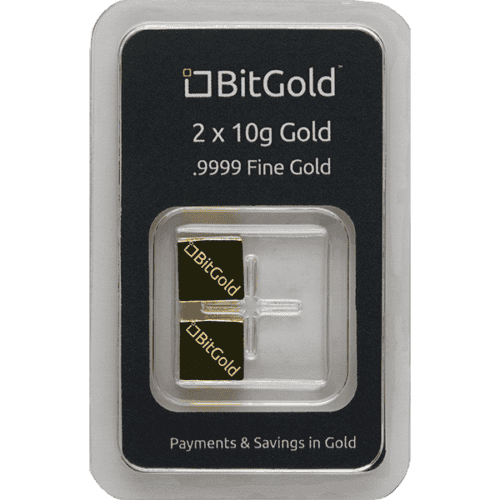 2 X 10 GRAM BITGOLD CUBE .9999 PURE AU - Image 3
