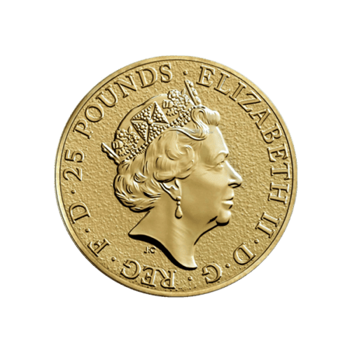 2016 1/4 OZ GOLD BRITISH QUEENS BEAST LION - Image 3