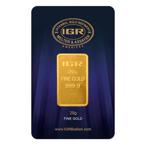 20 GRAM GOLD BAR IGR - Image 2