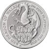 2018 1-OZ PLATINUM BRITISH QUEEN'S BEAST RED DRAGON - Image 2