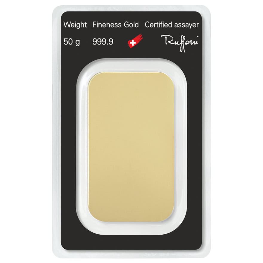 50 GRAM GOLD BAR ARGOR-HERAEUS - Image 2