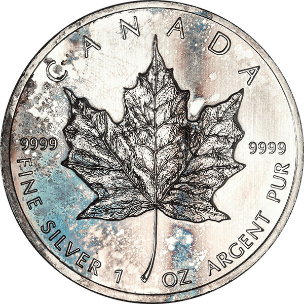 1 OZ CANADIAN SILVER MAPLE LEAF LOW PREMIUM - Image 2