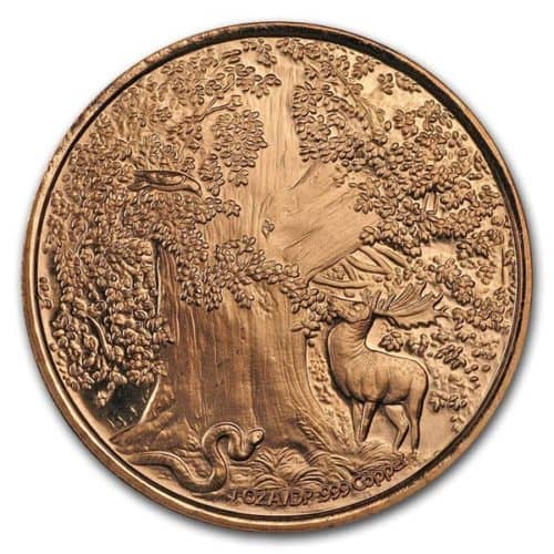 1 OZ COPPER ROUND SLEIPNIR NORDIC CREATURES - Image 3