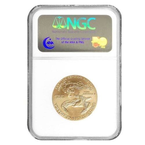 2008 1/2 OZ AMERICAN GOLD EAGLE NGC MS70 - Image 3