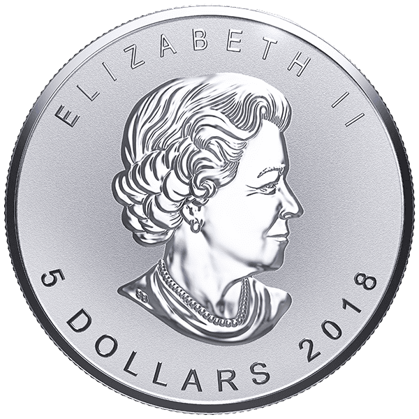 2018 1 OZ CANADIAN SILVER MAPLE LEAF DOG PRIVY - Image 2