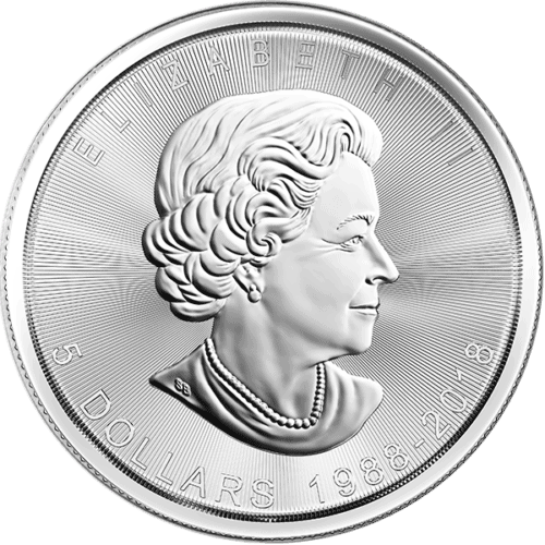 2018 1 OZ CANADIAN SILVER MAPLE LEAF 30TH ANNIVERSARY - Image 2