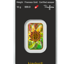 10 GRAM GOLD BAR ARGOR-HERAEUS KINEBAR
