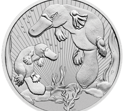2021 10 OZ PIEDFORT AUSTRALIAN SILVER PLATYPUS MOTHER AND BABY
