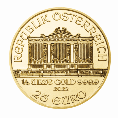 2022 1/4 OZ AUSTRIAN GOLD PHILHARMONIC - Image 3