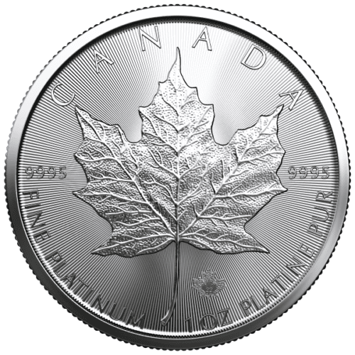 2022 1 OZ CANADIAN PLATINUM MAPLE LEAF - Image 3