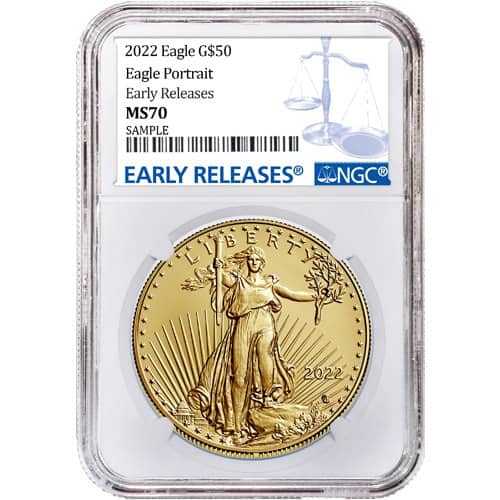 2022 1 OZ AMERICAN GOLD BUFFALO NGC MS70 EARLY RELEASE - Image 2
