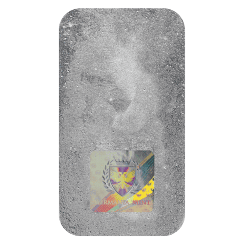 10 OZ SILVER BAR GERMANIA MINT - Image 2