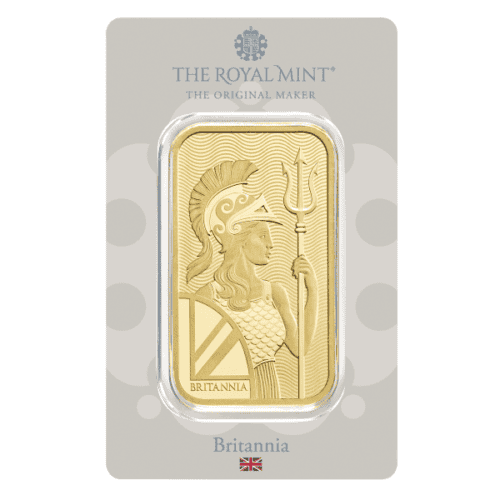 50 GRAM GOLD BAR BRITANNIA - Image 3