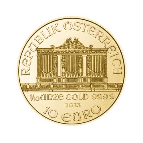 2023 1/10 OZ AUSTRIAN GOLD PHILHARMONIC - Image 2