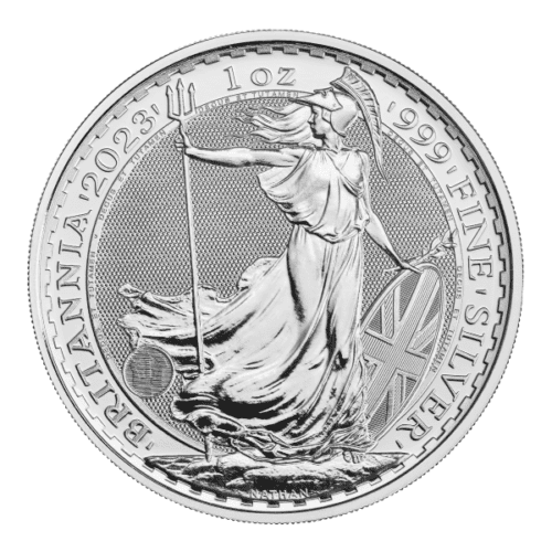2023 1 OZ GREAT BRITAIN SILVER BRITANNIA QUEEN ELIZABETH - Image 3