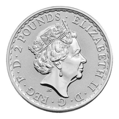 2023 1 OZ GREAT BRITAIN SILVER BRITANNIA QUEEN ELIZABETH - Image 2