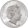2022 1 OZ SILVER IN MEMORIAM QUEEN ELIZABETH II WITH INLAY - Image 2