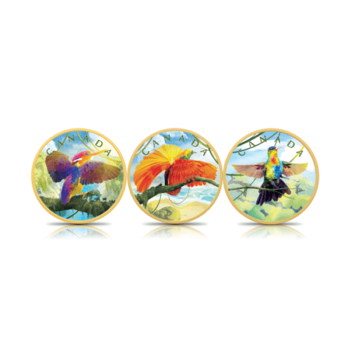 2022 BIRDS OF PARADISE SILVER 3 COIN SET - Image 3