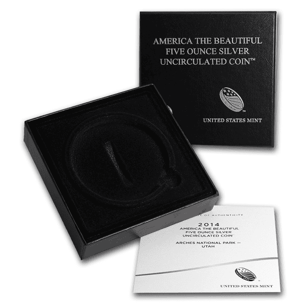 5 OZ SILVER AMERICA THE BEAUTIFUL SPECIMEN COLLECTOR VERSION - Image 2