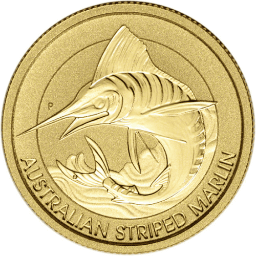 1/4 OZ GOLD AUSTRALIAN STRIPED MARLIN - Image 2