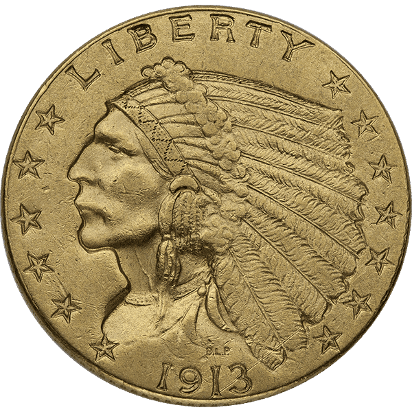$2.5 U.S GOLD INDIAN AU - Image 3