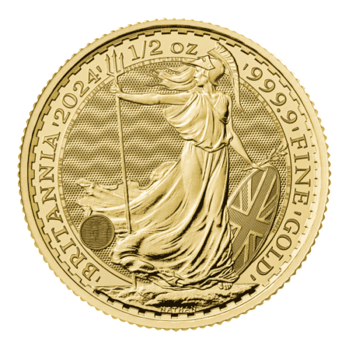 2024 1/2 OZ GREAT BRITAIN GOLD BRITANNIA - Image 3
