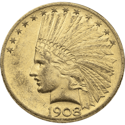 $10 U.S. GOLD INDIAN AU - Image 3