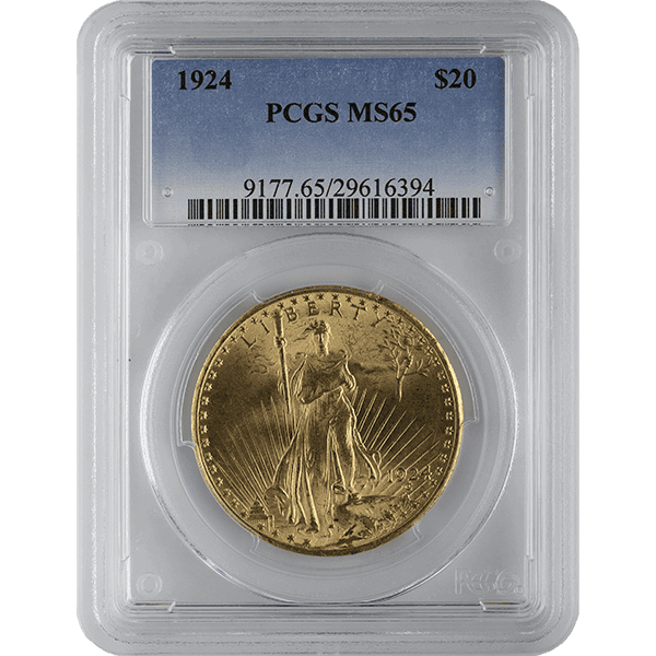 $20 U.S. GOLD SAINT PCGS65 - Image 3