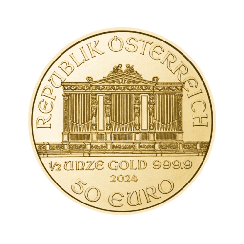 2024 1/2 OZ AUSTRIAN GOLD PHILHARMONIC - Image 3