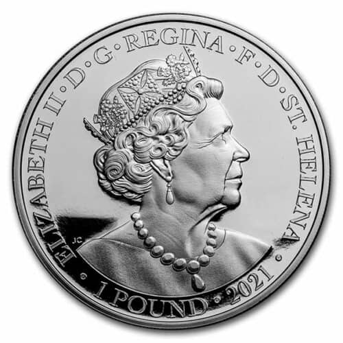 2 OZ SILVER ST HELENA NAPOLEON BEE - Image 3