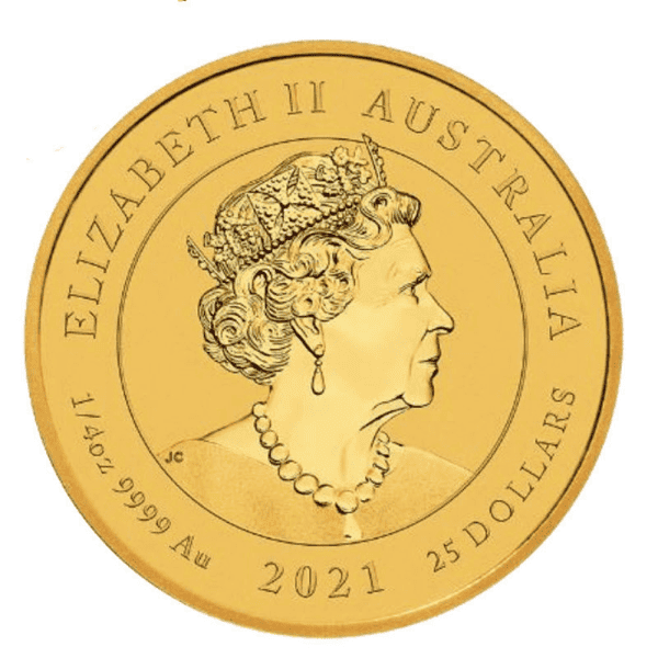 1/4 OZ AUSTRALIAN GOLD FLORIN - Image 2