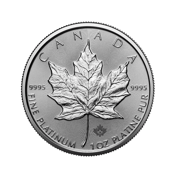 2024 1 OZ CANADIAN PLATINUM MAPLE LEAF - Image 3