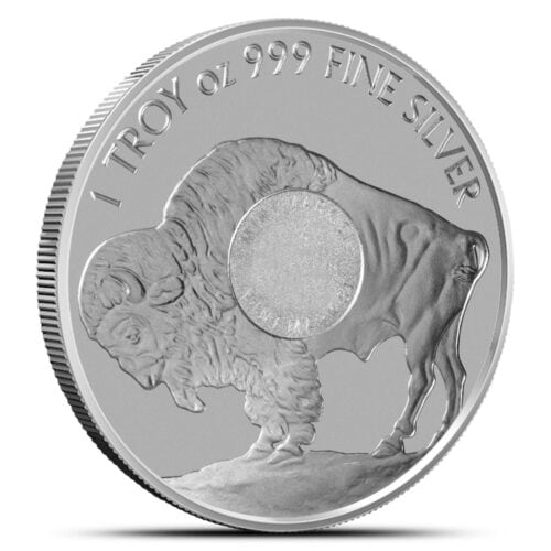 1 OZ SILVER ROUND BUFFALO SUNSHINE MINT - Image 3