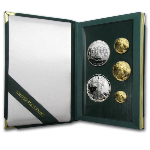 PHILADELPHIA PRF SET-1993 .1GE, 25GE, .5GE, SE, SILVER MEDAL - Image 2
