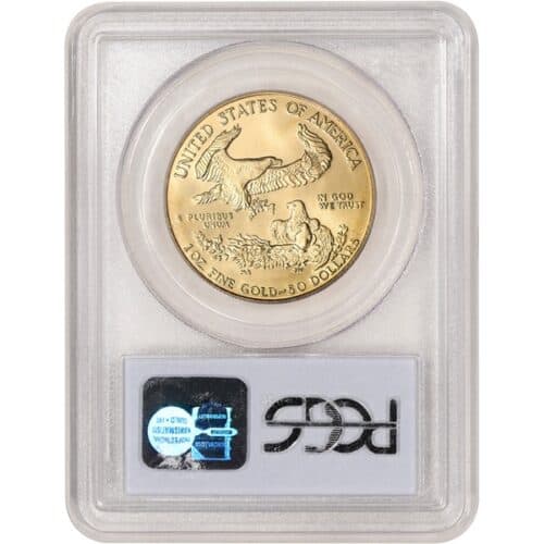 1992 1/2 OZ AMERICAN GOLD EAGLE NGC69 - Image 5