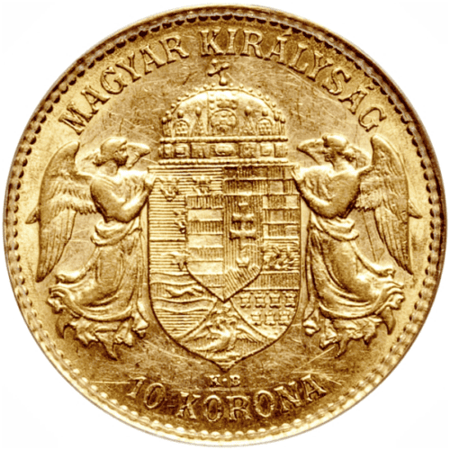 10 KORONA HUNGARIAN GOLD COIN - Image 2