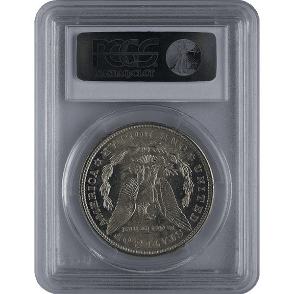 1921 AMERICAN SILVER MORGAN DOLLAR PCGS63 - Image 2