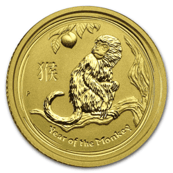 1/10 OZ GOLD AUSTRALIAN GOLD MONKEY