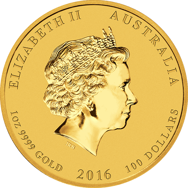 2016 1 OZ AUSTRALIAN GOLD MONKEY - Image 2
