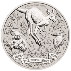 2024 1 OZ SILVER THE PERTH MINT 125TH ANNIVERSARY