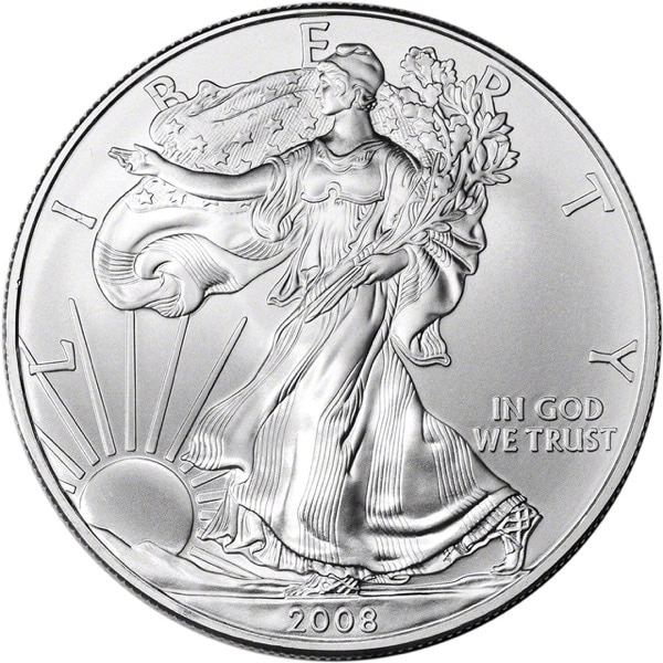 2008 1 OZ AMERICAN SILVER EAGLE MONSTER BOX - Image 4