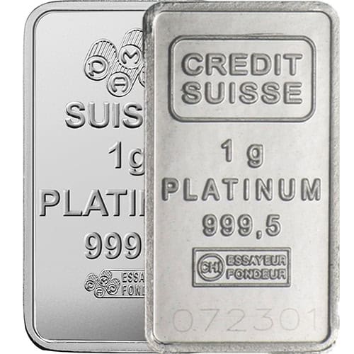 1 GRAM PLATINUM BAR NO PLASTIC - Image 2