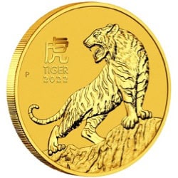 1 OZ GOLD TIGER