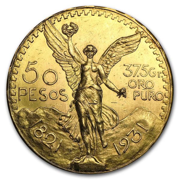 1931 MEXICO 50 PESO GOLD COIN - Image 2